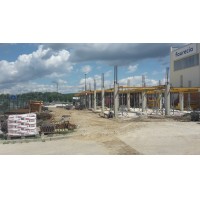 Hrubá stavba prístavby výrobného závodu Hlohovec